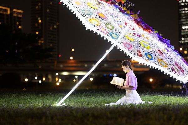 ▲新北大都會公園「花開水岸•春日藝遊展」。（圖／新北市高灘處提供）