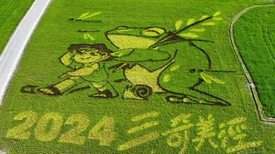 三奇美徑活動開跑　5至7月宜蘭冬山共享彩繪稻田美景