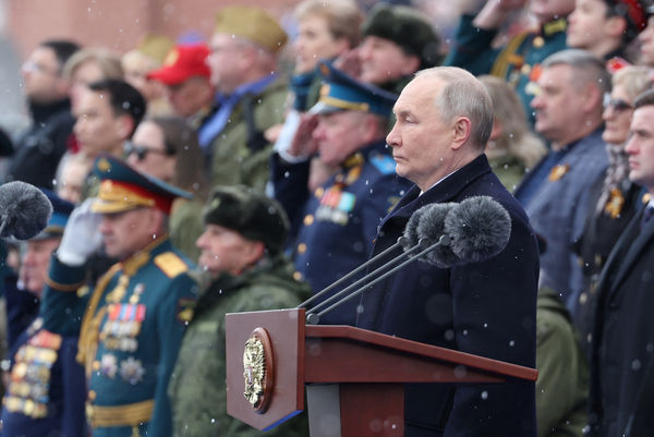 ▲▼俄羅斯總統普丁2024年5月9日出席在莫斯科紅場舉行的勝利日閱兵。（圖／路透）