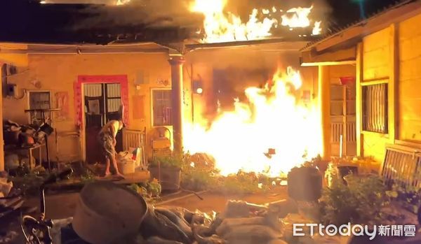 ▲▼       彰化民宅火警      。（圖／記者唐詠絮翻攝）