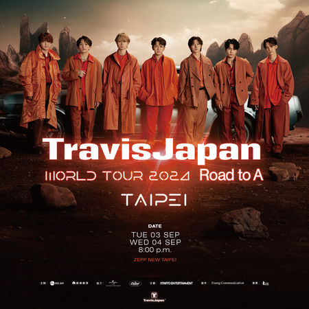 ▲Travis Japan登台9月連唱兩場，門票實名抽選」。（圖／大鴻藝術BIG ART、超級圓頂SUPER DOME提供）