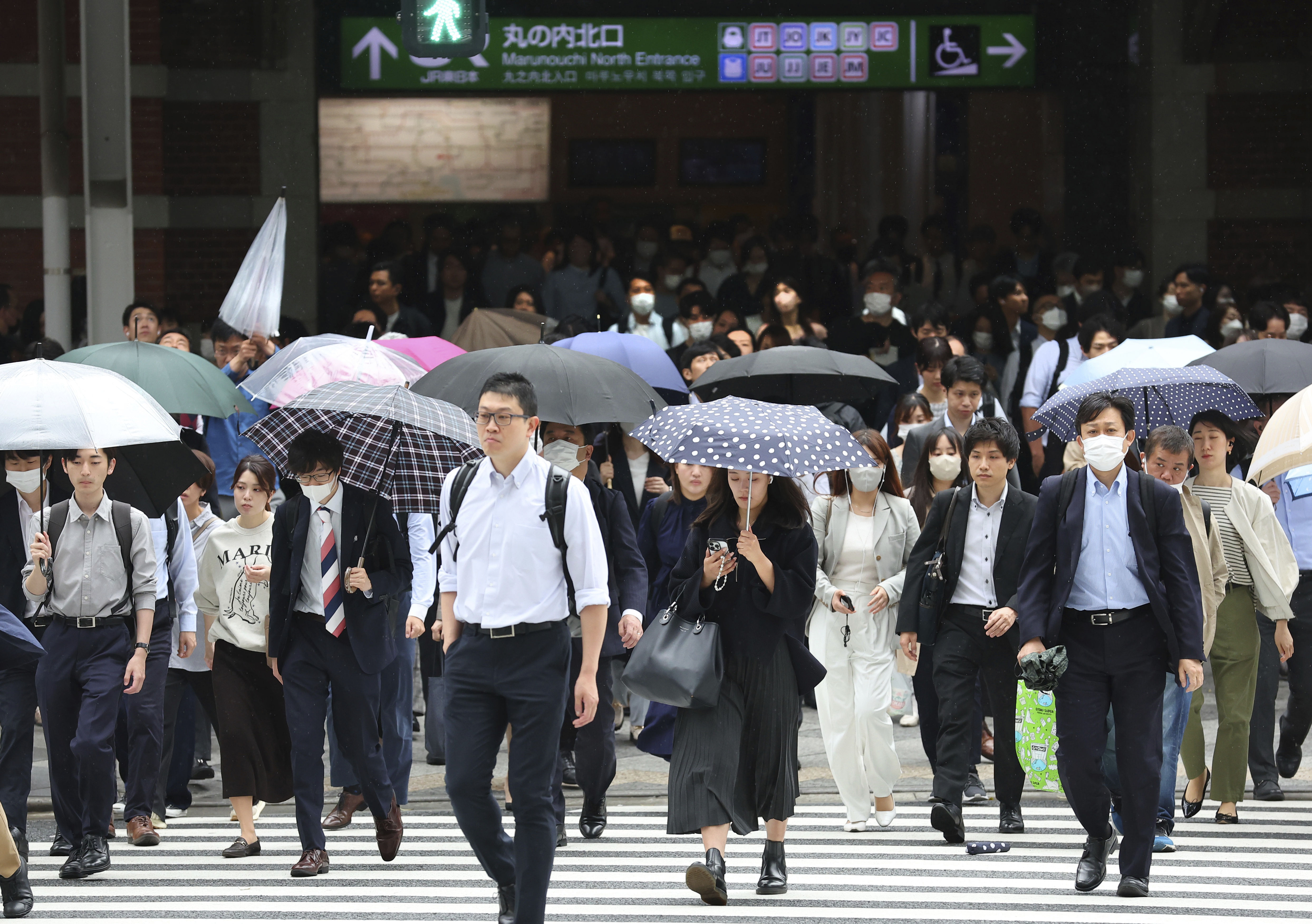 ▲▼日本關東地方13日預估降下強烈降雨。（圖／達志影像／美聯社）