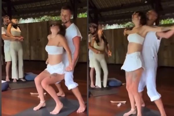 ▲▼泰國近日瘋傳有人在帕岸島大玩性愛瑜伽，當局澄清相關影片的拍攝地其實在印尼。（圖／翻攝自Facebook）