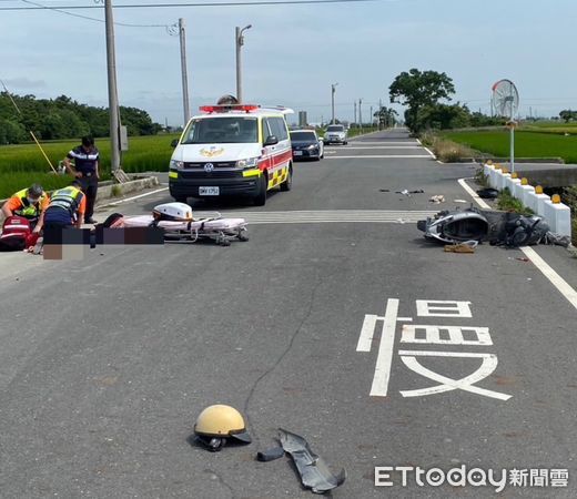 ▲雲林縣水林鄉產業道路頻傳死亡車禍。（圖／記者蔡佩旻翻攝）