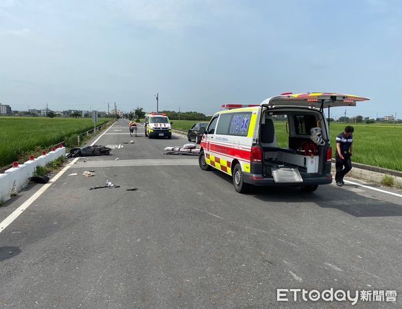 ▲雲林縣水林鄉產業道路頻傳死亡車禍。（圖／記者蔡佩旻翻攝）