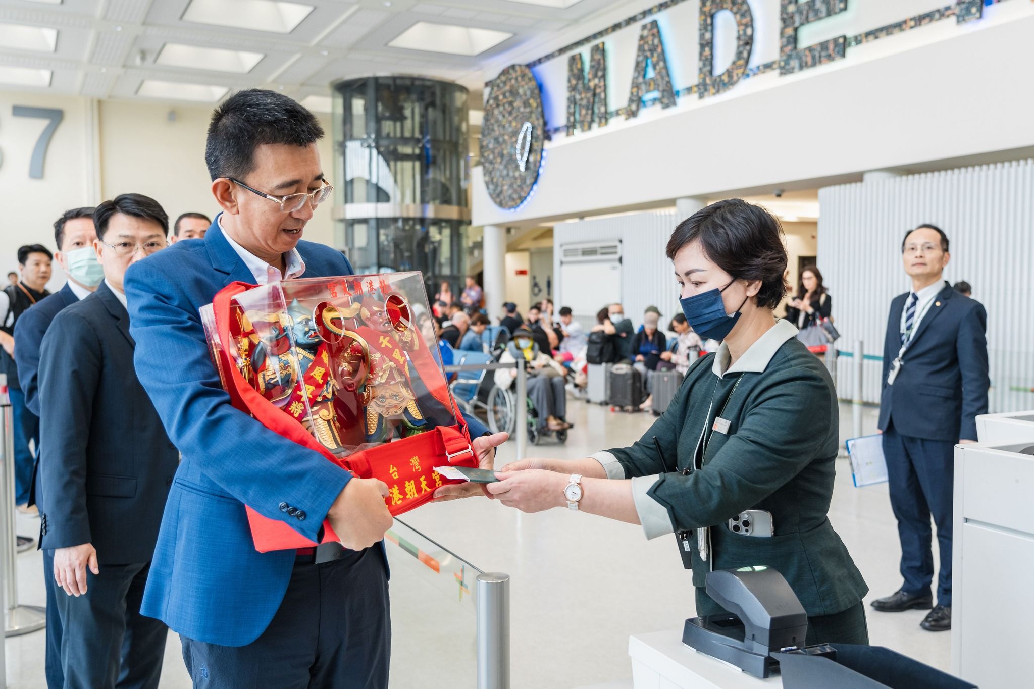 ▲▼北港朝天宮媽祖赴美3城市遶境  讓全世界看到台灣。（圖／長榮航空）