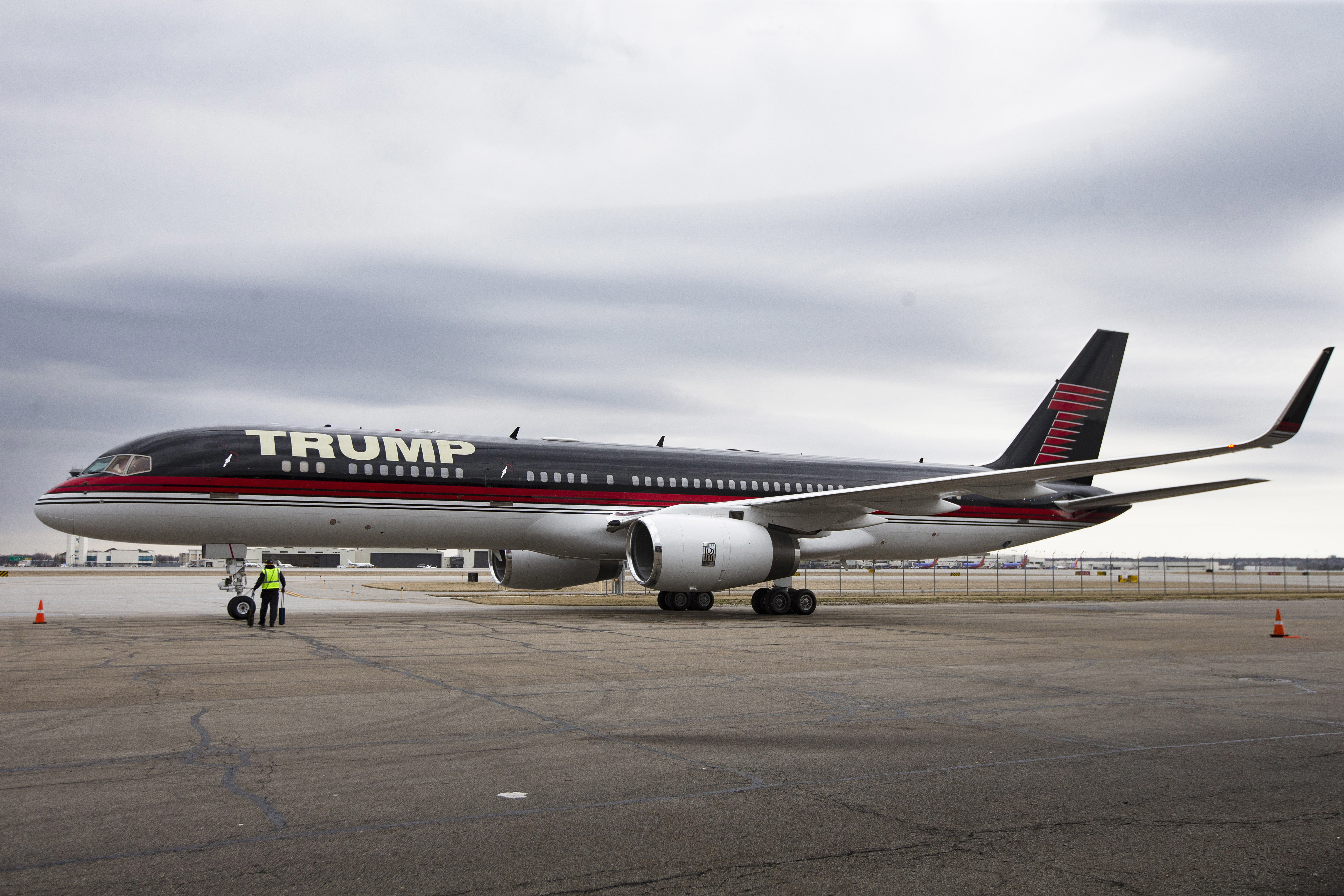 ▲▼ 美國前總統川普擁有私人飛機，機型為波音757。（圖／達志影像／美聯社）