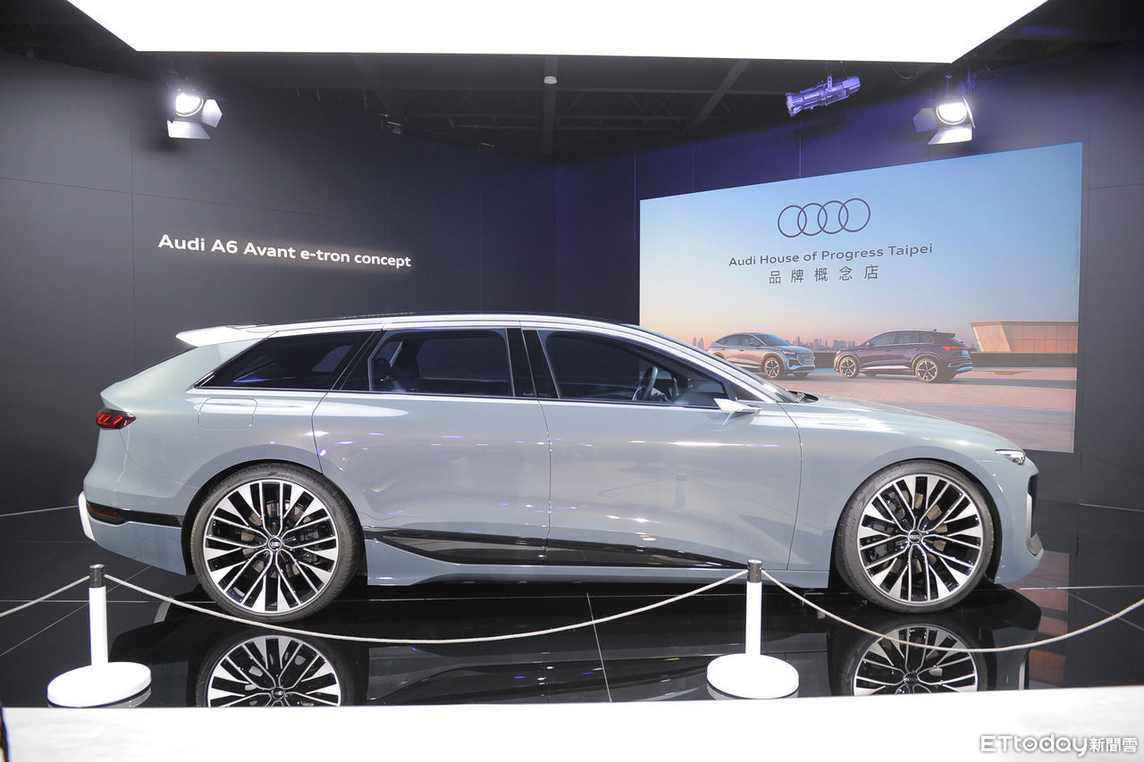 ▲A6 Avant e-tron Concept。（圖／記者林鼎智攝）