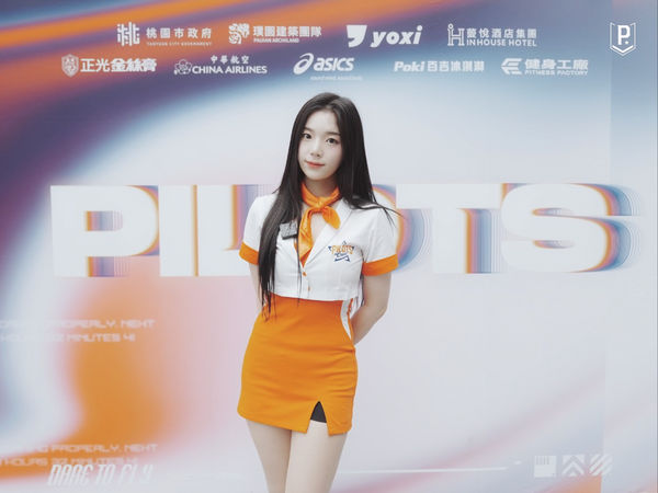 ▲有「蔚山Irene」稱號的韓國啦啦隊新星趙娟週正式加入Pilots Crew啦啦隊。（圖／領航猿提供）