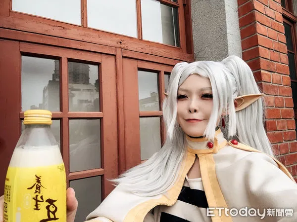 ▲高虹安cosplay 「芙莉蓮」照曝光　呼喚勇者欣梅爾來新竹國際動漫節（圖／記者陳弘修翻攝）