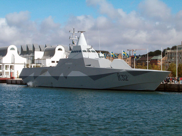 ▲▼瑞典偉士比級護衛艦使用大量隱形設計。（圖／翻攝自維基百科）