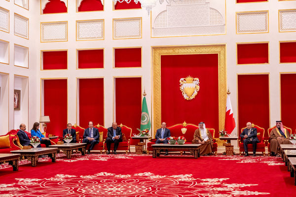 ▲▼巴林在首都麥納瑪（Manama）主辦第33屆阿拉伯聯盟（Arab League）峰會。（圖／路透）