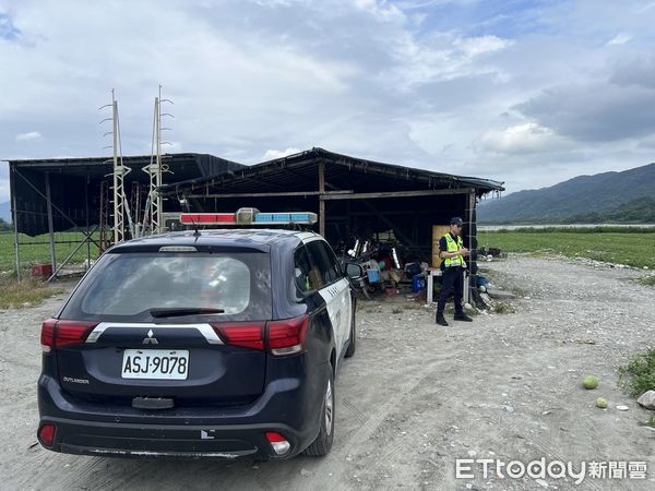 ▲▼花蓮吉安警分局在各處瓜田重要出入口加裝監視設備，以防制竊盜案件發生。（圖／吉安警分局提供，下同）