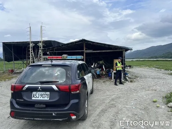 ▲▼花蓮吉安警分局在各處瓜田重要出入口加裝監視設備，以防制竊盜案件發生。（圖／吉安警分局提供，下同）