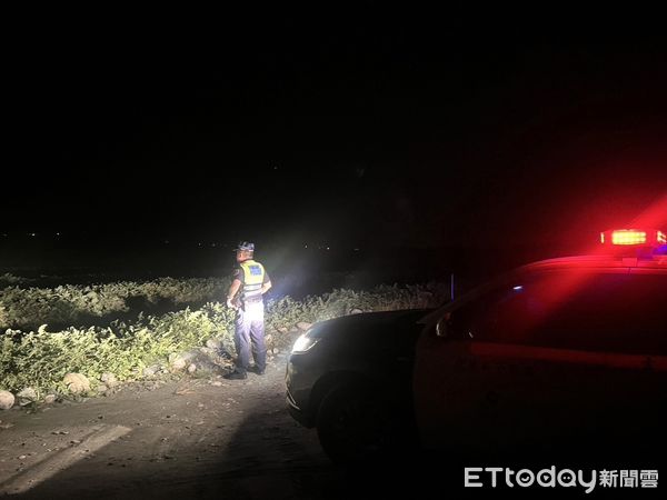 ▲▼花蓮吉安警分局在各處瓜田重要出入口加裝監視設備，以防制竊盜案件發生。（圖／吉安警分局提供，下同）