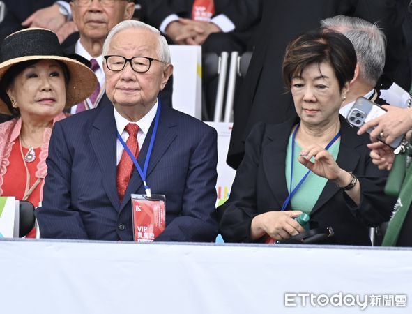 ▲▼ 520總統就職典禮,張忠謀與張淑芬。（圖／記者李毓康攝）