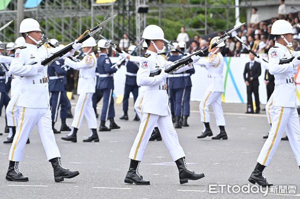 ▲▼ 520總統就職典禮,國防部聯合樂儀隊,三軍儀隊,三軍樂儀隊 。（圖／記者李毓康攝）