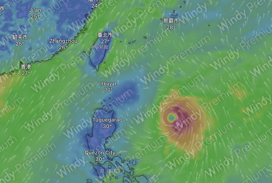 歐美氣象分析預測5月可能生成的2024第一個颱風「艾雲尼」。（圖／翻攝windy.com）