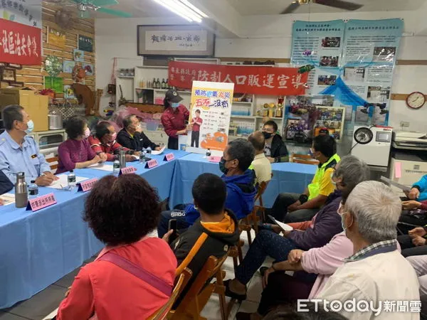 ▲崁頂消防分隊用電安全宣導             。（圖／記者陳崑福翻攝）