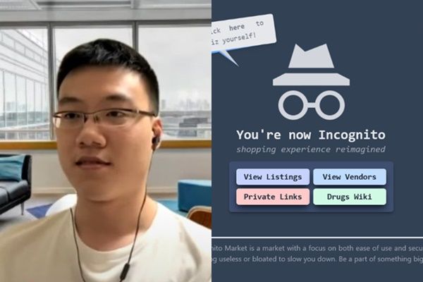 ▲▼林睿庠，暗網，「匿名市場」，Incognito Market。（組圖／翻攝自X、美國司法部）