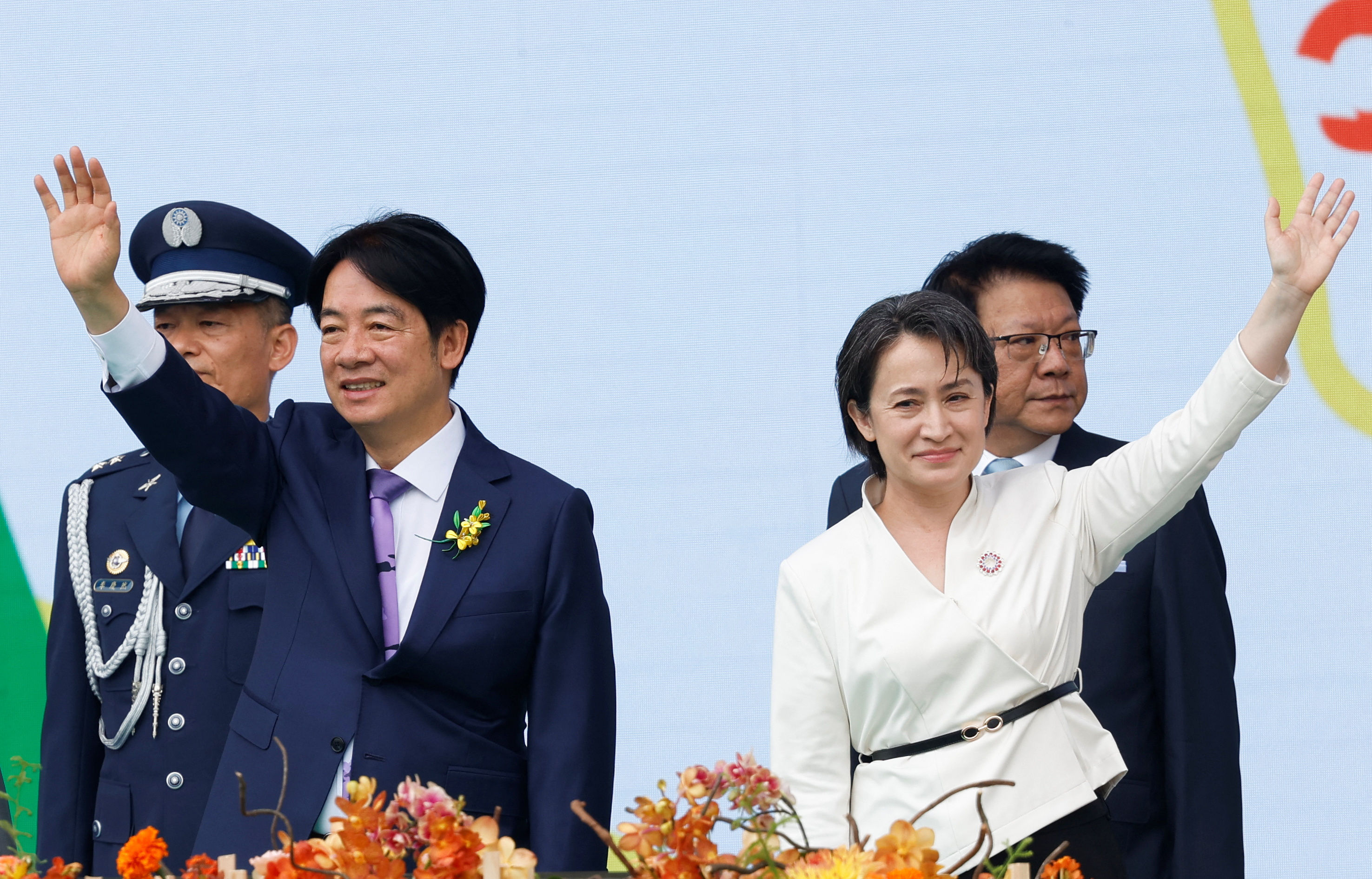 ▲▼賴清德、蕭美琴20日就任中華民國正副總統，日韓皆派遣人員出席。（圖／路透）