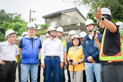 視察三峽長福橋改建工程　侯友宜盼新橋帶動觀光發展