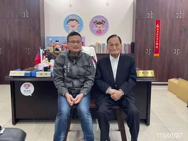 ▲桃園市前客家局長林昭賢父親去逝