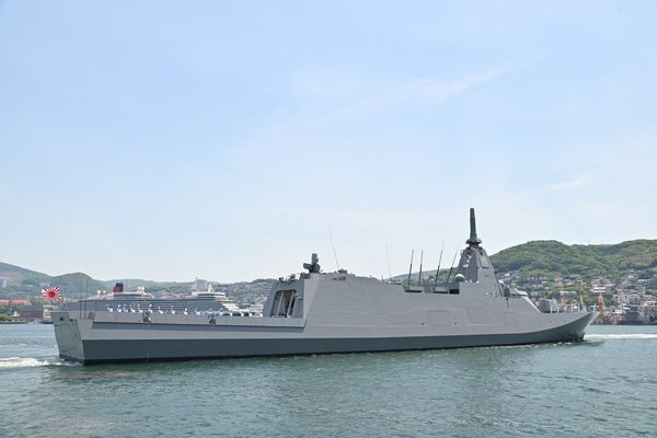 ▲▼日本第5艘最上級護衛艦「矢矧號」服役。（圖／日本海上自衛隊臉書）