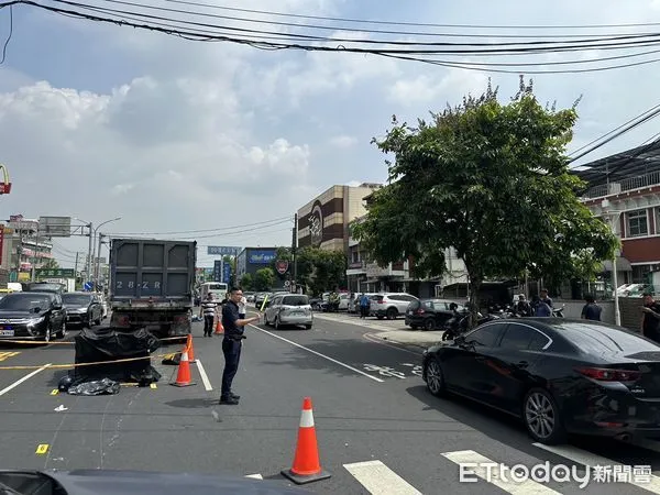 ▲高雄鳥松區發生死亡車禍。（圖／記者許宥孺翻攝）