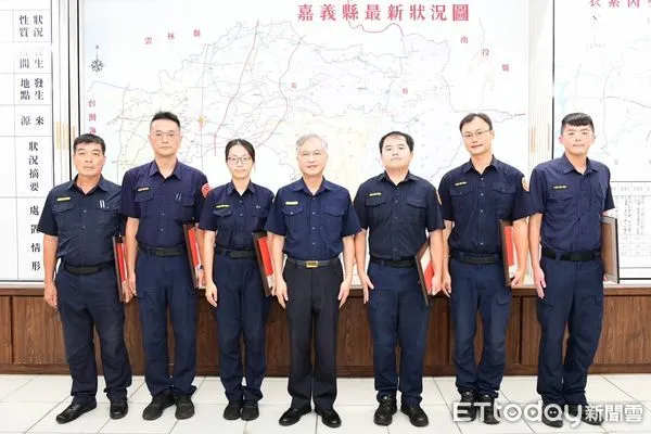 ▲▼   嘉義縣警察局表揚「為民服務優良員警」6件7人  。（圖／嘉義縣警局提供）