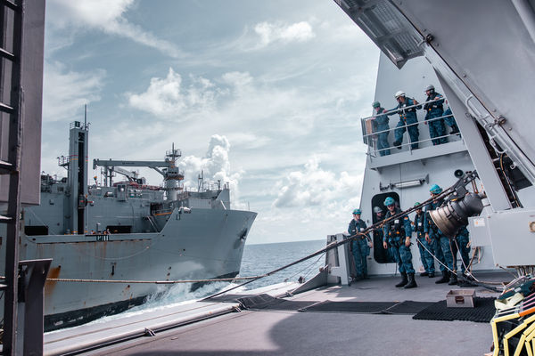 ▲▼荷蘭皇家海軍與美軍在南海演習。（圖／美國海軍）