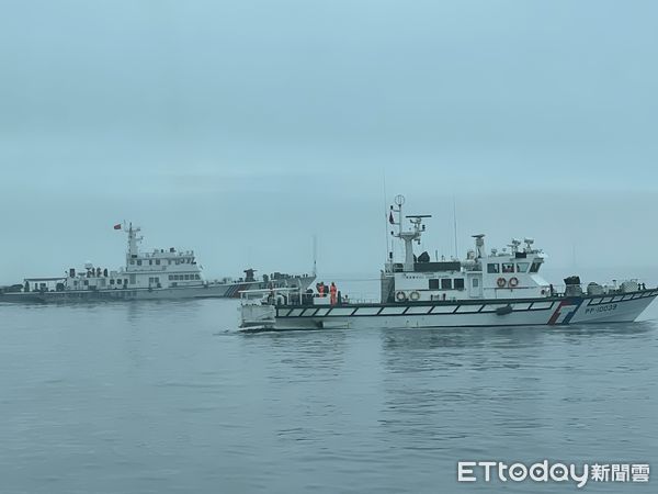 ▲▼又來了！中國2海警船高速侵入金馬水域　海巡署5月第8度驅離。（圖／記者林名揚翻攝）