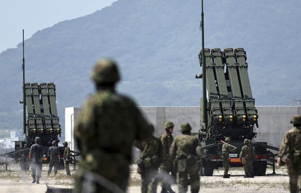 ▲▼日本自衛隊在沖繩縣石垣島部署「愛國者三型」防空飛彈。（圖／達志影像／美聯社）