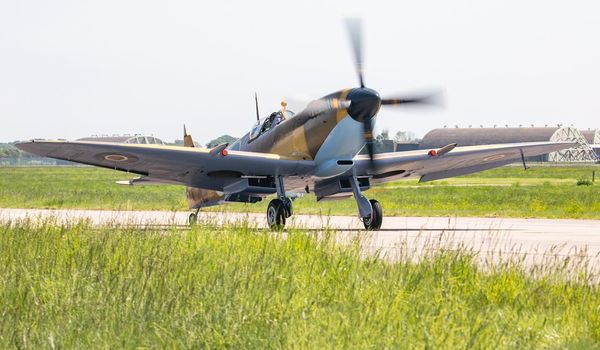 ▲▼英國空軍二戰時期的噴火戰鬥機（Spitfire）。（圖／翻攝自Facebook／Royal Air Force Coningsby）