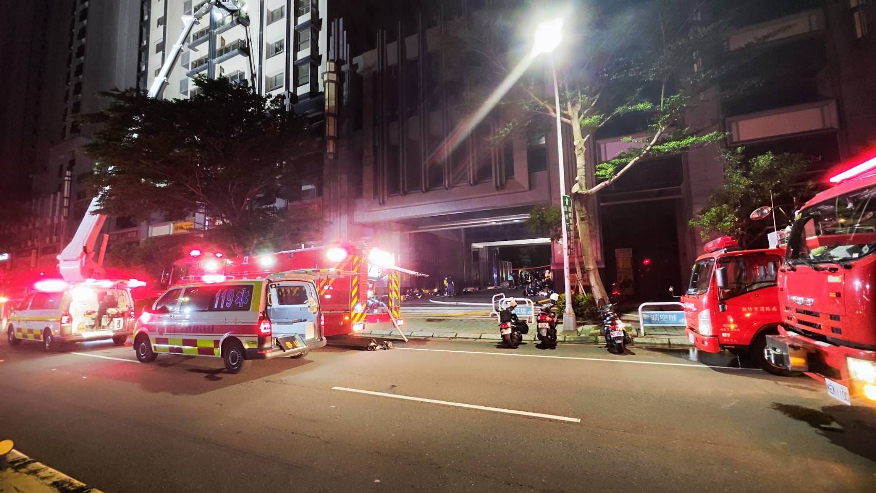 ▲▼新竹東區火警，2消防殉職。（圖／新竹市政府）