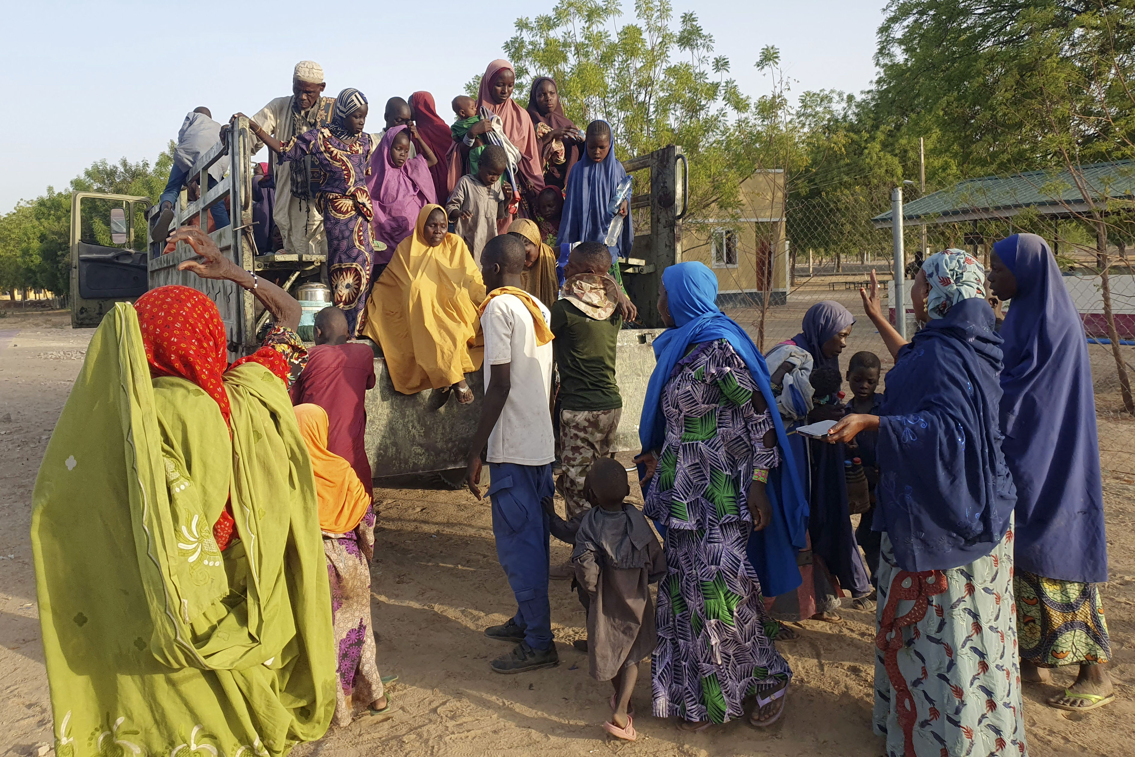 ▲▼ 奈及利亞軍方本月20日才從伊斯蘭極端分子手中救出一批婦孺。（圖／達志影像／美聯社）