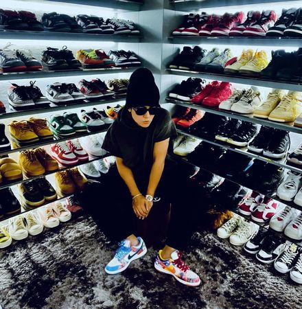 ▲羅志祥公開鞋子收藏。（圖／翻攝自Instagram／羅志祥 Show Lo）