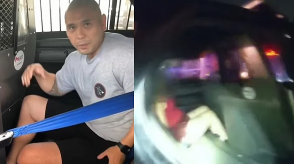 男警執勤被女囚誘惑凍未條　「2人反鎖在警車後座」1個多小時。（圖／翻攝自San Diego Police Department）