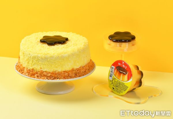 ▲▼春上布丁蛋糕X國民甜點統一布丁推出聯名「真の布丁蛋糕」。（圖／春上布丁提供）