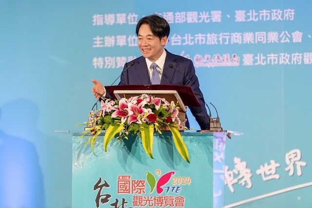 ▲▼總統賴清德出席「台北國際觀光博覽會開幕」。（圖／總統府提供）