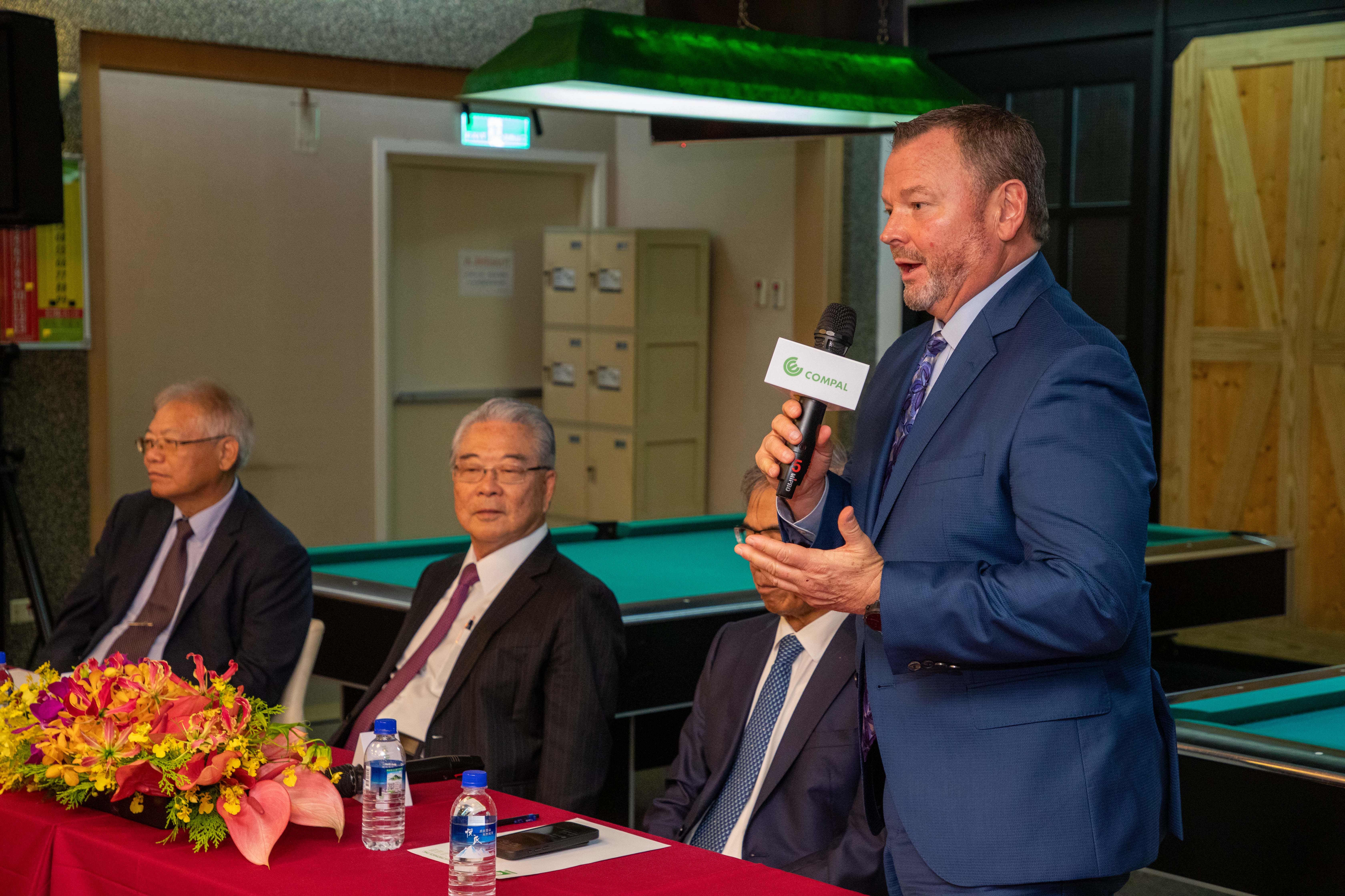 ▲仁寶總經理伯納多羅（Anthony Peter Bonadero）。（圖／仁寶電腦提供）