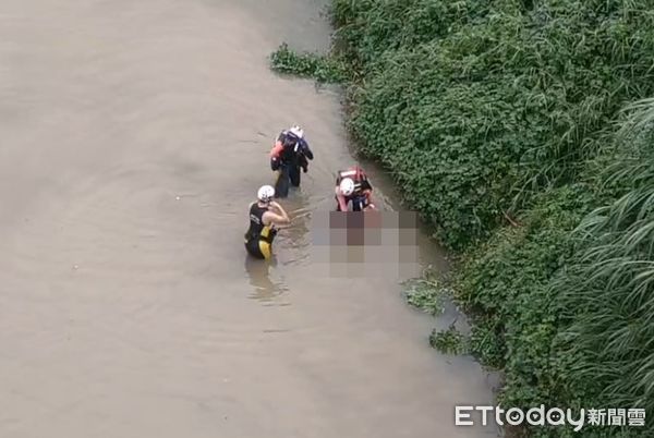 ▲▼汐止女星光橋墜河亡　遺體飄到基隆河被尋獲。（圖／記者鄒鎮宇翻攝）