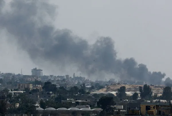 ▲▼以色列在加薩南部拉法（Rafah）展開軍事行動。（圖／路透）