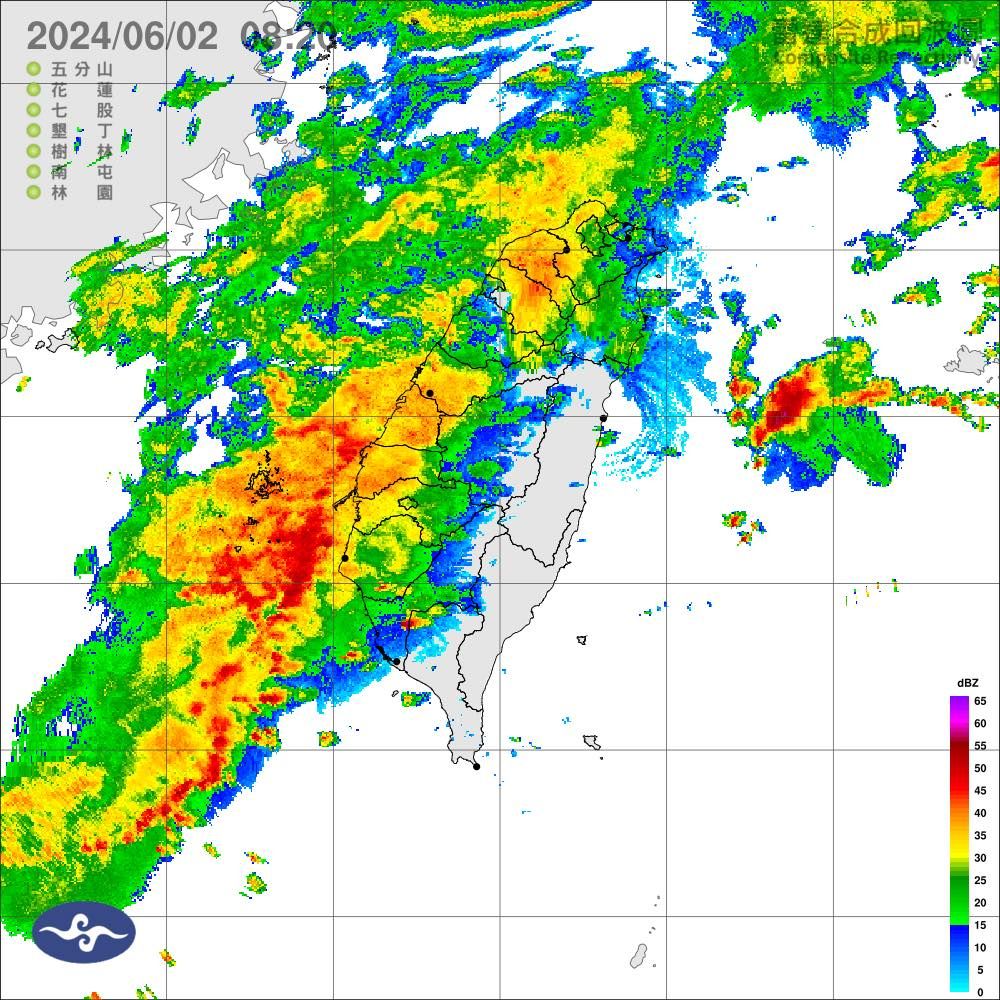 ▲▼西部大雨即將開始。（圖／台灣颱風論壇｜天氣特急臉書）