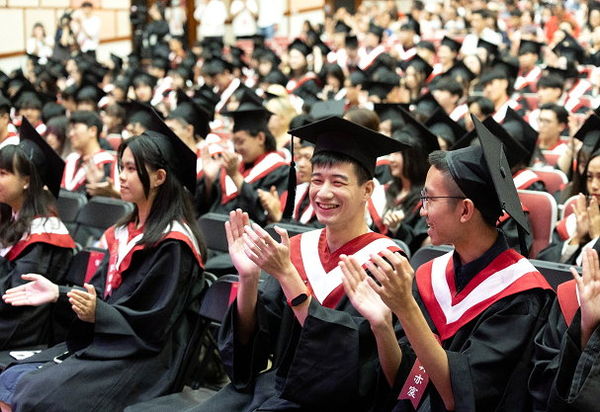 圖四：世新大學學生會理事長印磊鼓勵未來學弟妹把握校內的多元機會與資源。（圖／世新大學提供）