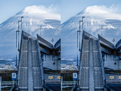 日本富士山夢之大橋設1.8米柵欄防遊客