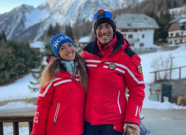 ▲▼義大利28歲滑雪選手佩西翁（Jean Daniel Pession）與女友阿莉安（Elisa Arlian）遭遇山難身亡。（圖／翻攝自IG／@jeandanielpession、@elisa.arlian）