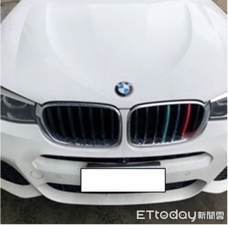 ▲▼家具行小開駕駛BMW吸毒解癮，落網還笑問「要不要倒掉一些」。（圖／警方提供，下同）