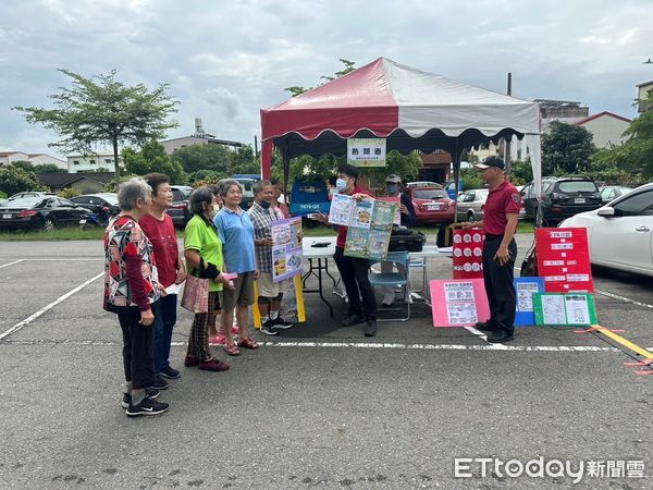 ▲今年洽逢白河大地震60周年，為提升民眾防災意識，南消一大東山分隊、東山區公所特結合各單位，於5日辦理防震宣導活動。（圖／記者林東良翻攝，下同）