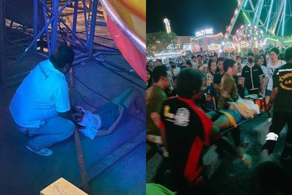▲▼泰國有2名女子在遊樂園觸電受傷。（圖／翻攝自Facebook）